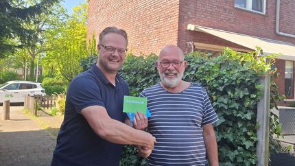 Overhandiging boodschappenbon aan huurder